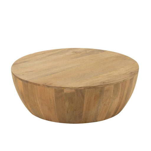 Salontafel Naturel Mangohout hout 88 cm 88.5x88.5x32 cm-Salontafels-J-Line