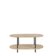 Salontafel Naturel Mangohout hout Ovaal 120x60 cm-Salontafels-J-Line