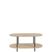 Salontafel Naturel Mangohout hout Ovaal 120x60 cm-Salontafels-J-Line