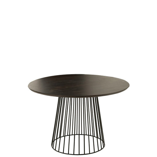 Salontafel Naturel Mangohout hout Rond 120 cm 120x120x76 cm-Salontafels-J-Line