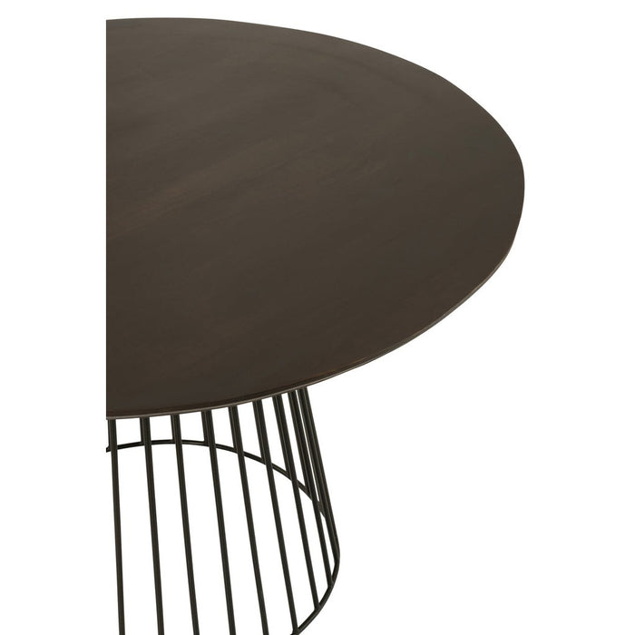 Salontafel Naturel Mangohout hout Rond 120 cm-Salontafels-J-Line