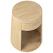 Salontafel Naturel Mdf 40 cm 40x40x50 cm-Bijzettafels-J-Line