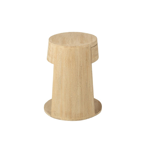 Salontafel Naturel Mdf 40 cm 40x40x50 cm-Bijzettafels-J-Line
