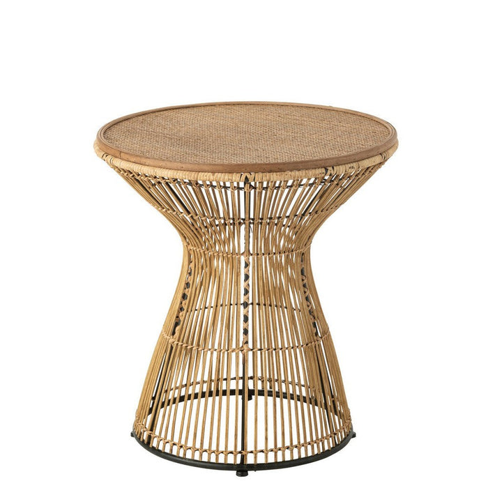 Salontafel Naturel Multiplex Rond 63 cm 58x58x64 cm-Bijzettafels-J-Line