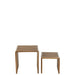 Salontafel Naturel Recycled hout 45 cm 45x50x50 cm-Bijzettafels-J-Line