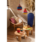 Salontafel Naturel Teakhout Rond 50 cm 50x50x35 cm-Salontafels-J-Line