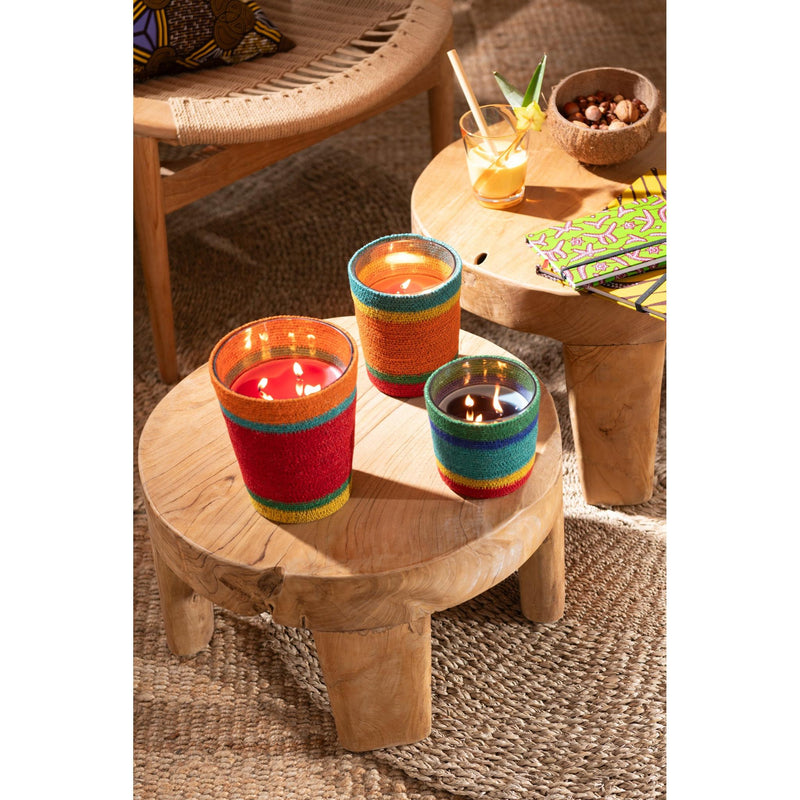 Salontafel Naturel Teakhout Rond 50 cm 50x50x35 cm-Salontafels-J-Line