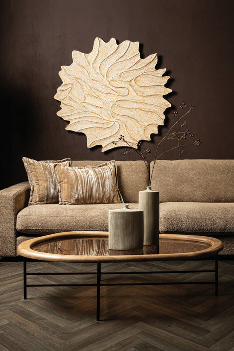Salontafel Neelix Rubberhout Beige Naturel-Salontafels-PTMD
