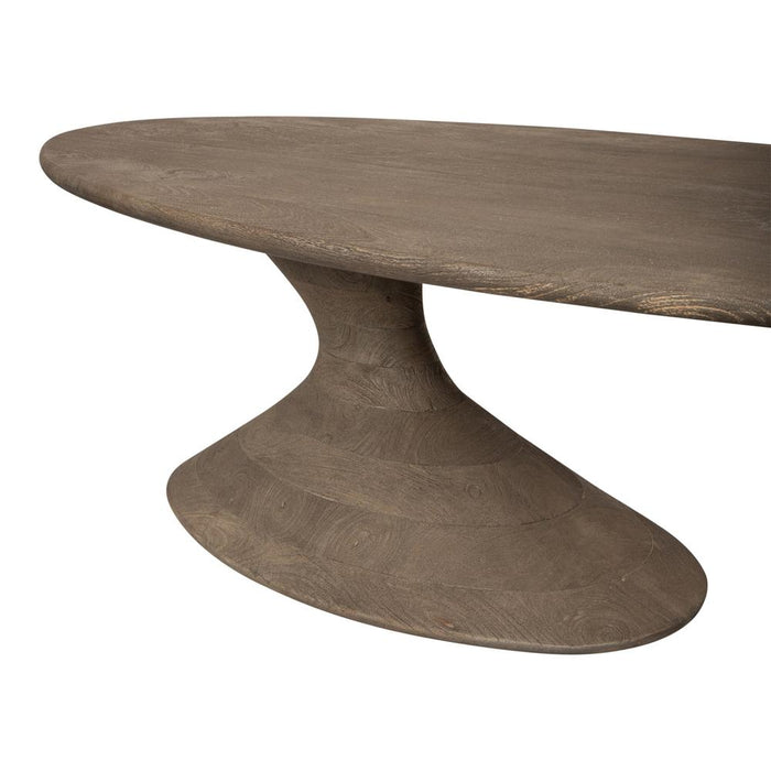 Salontafel Nemo Mangohout Grijs 150x70 cm-PTMD