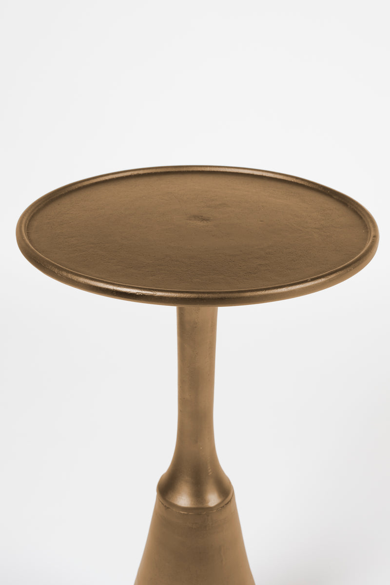 Salontafel Noah Antique Brass Aluminum Goud Ø35x65 cm-Bijzettafels-Creating Home