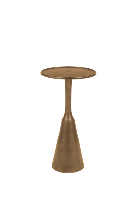 Salontafel Noah Antique Brass Aluminum Goud Ø35x65 cm-Salontafels-Creating Home