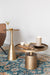 Salontafel Noah Antique Brass Aluminum Goud Ø35x65 cm-Salontafels-Creating Home