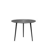 Salontafel Nobby Zwart Metaal 50 cm Rond 50x50x40 cm-Salontafels-LABEL51