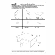 Salontafel Norris Mangohout Zwart 60 cm 60x60x40 cm-Salontafels-Livingfurn