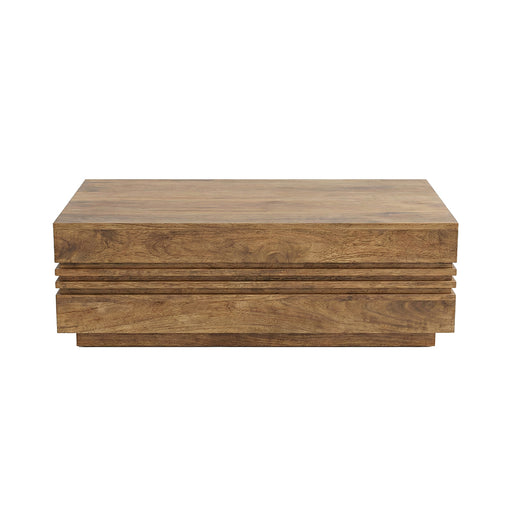 Salontafel Notch Mangohout Nature smooth 110x60x38 cm-Salontafels-LABEL51
