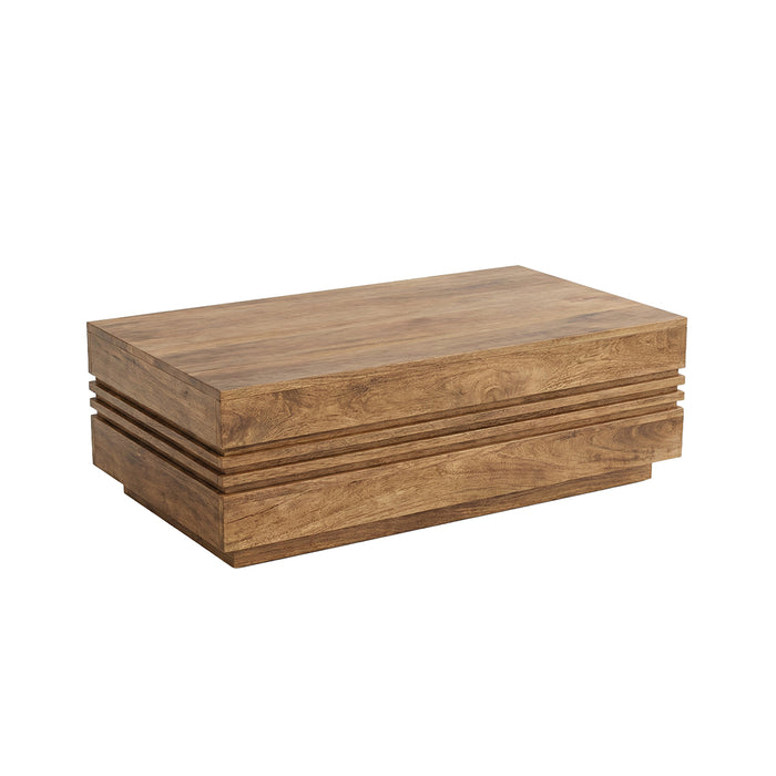 Salontafel Notch Mangohout Nature smooth-Salontafels-LABEL51
