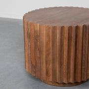 Salontafel Novan Nature Smooth Mangohout 50 cm Rond 50x50x40 cm-Salontafels-LABEL51