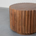 Salontafel Novan - Nature Smooth - Mangohout - 50 cm - Rond-Salontafels-LABEL51