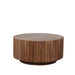 Salontafel Novan Nature Smooth Mangohout 70 cm Rond 70x70x34 cm-Salontafels-LABEL51