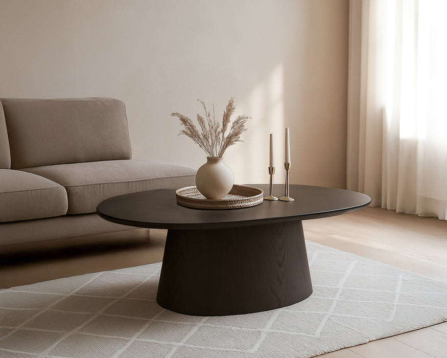 Salontafel Novero Eikenhout fineer Bruin 120x70 cm-Salontafels-Livingfurn