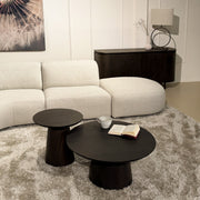 Salontafel Novero Eikenhout fineer Bruin 50 cm 50x50x46 cm-Salontafels-Livingfurn