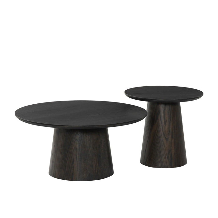 Salontafel Novero Eikenhout fineer Bruin 50 cm-Salontafels-Livingfurn