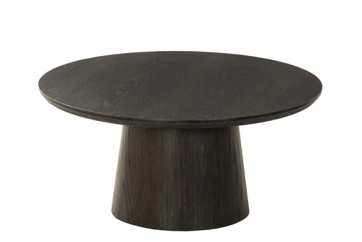 Salontafel Novero Eikenhout fineer Bruin 80 cm-Salontafels-Livingfurn