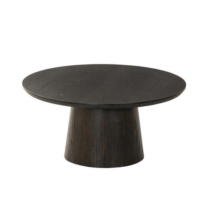 Salontafel Novero Eikenhout fineer Bruin 80 cm-Salontafels-Livingfurn