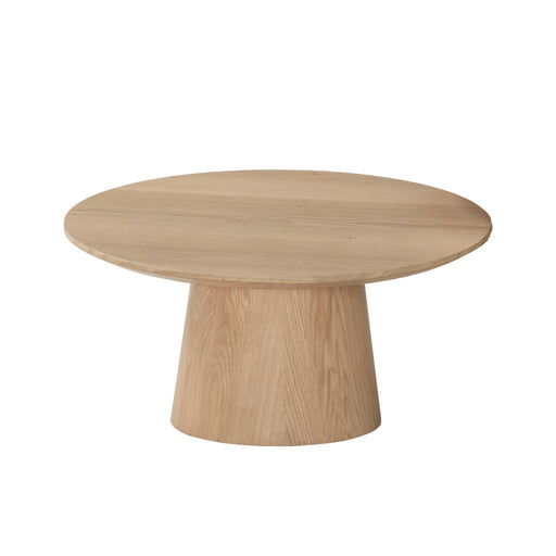 Salontafel Novero Eikenhout fineer Naturel hout 80 cm 80x80x38 cm-Salontafels-Livingfurn