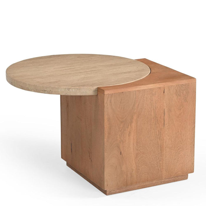 Salontafel Numa Naturel Mangohout 60x48 cm-Salontafels-Starfurn