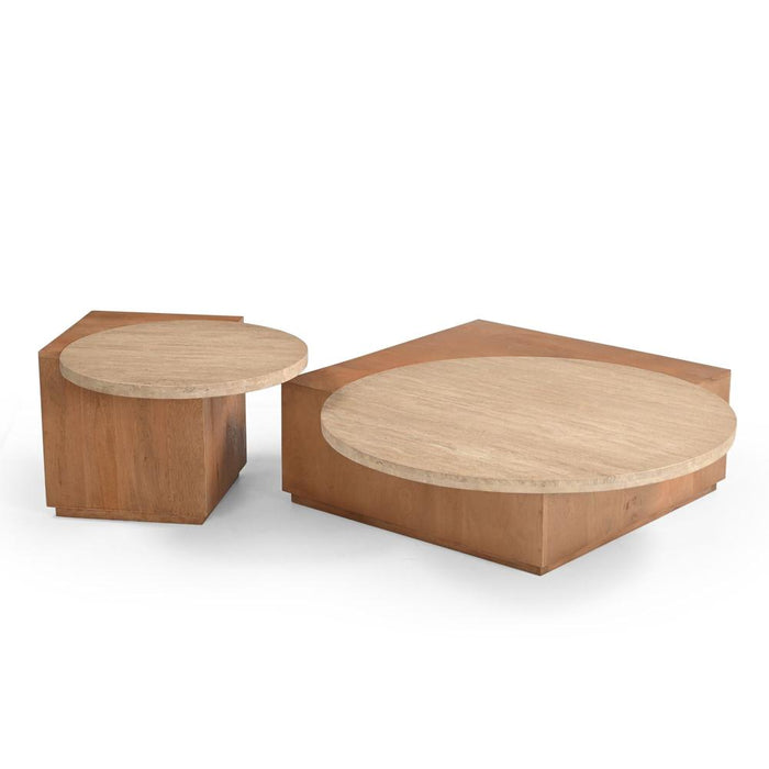 Salontafel Numa Naturel Mangohout 60x48 cm-Salontafels-Starfurn