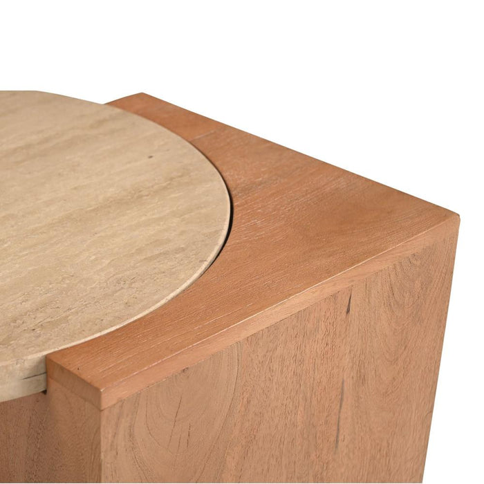 Salontafel Numa Naturel Mangohout 60x48 cm-Salontafels-Starfurn