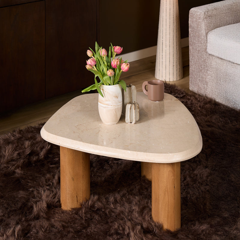 Salontafel Nuvé Naturel Mangohout 84 cm 84x75x37 cm-Salontafels-Starfurn