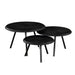 Salontafel Ohio Zwart set van 3 70x70x45 cm-Salontafels-Starfurn
