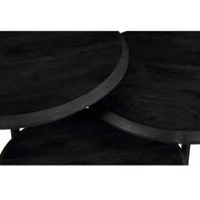 Salontafel Ohio Zwart set van 3 70x70x45 cm-Salontafels-Starfurn