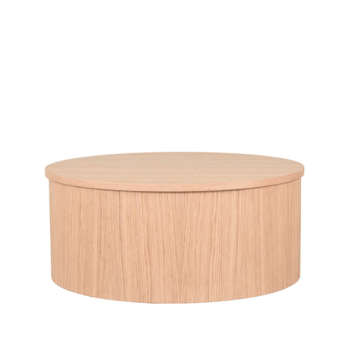 Salontafel Oliva Naturel Eiken 70 cm Rond 70x70x30 cm-Salontafels-LABEL51
