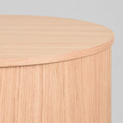 Salontafel Oliva Naturel Eiken 70 cm Rond 70x70x30 cm-Salontafels-LABEL51