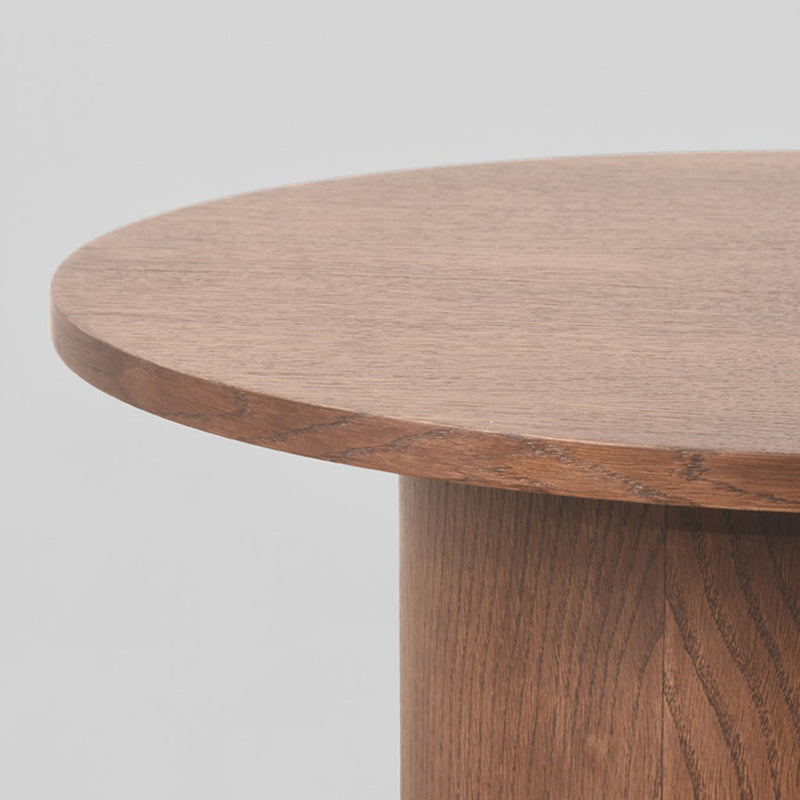 Salontafel Oliva Walnoot Eiken 60 cm Rond 60x60x40 cm-Salontafels-LABEL51