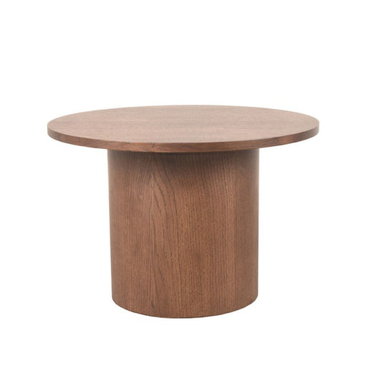 Salontafel Oliva Walnoot Eiken 60 cm Rond 60x60x40 cm-Salontafels-LABEL51