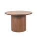 Salontafel Oliva Walnoot Eiken 60 cm Rond 60x60x40 cm-Salontafels-LABEL51