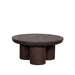 Salontafel Olly Espresso Mangohout 90 cm Rond 90x90x37 cm-Salontafels-LABEL51