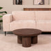 Salontafel Olly Espresso Mangohout 90 cm Rond 90x90x37 cm-Salontafels-LABEL51