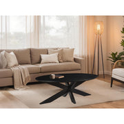 Salontafel Oslo Zwart 130x70 cm-Salontafels-Livingfurn