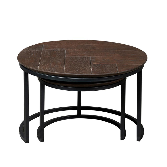 Salontafel Otik Bruin Metaal 70 cm 70x70x45 cm-Salontafels-Starfurn