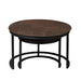 Salontafel Otik Bruin Metaal 70 cm 70x70x45 cm-Salontafels-Starfurn