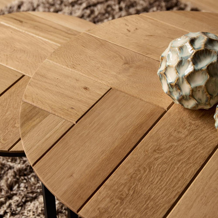 Salontafel Otik Zwart Metaal 70 cm - STF-3971-Salontafels-Starfurn