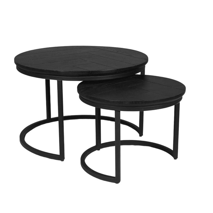 Salontafel Otik Zwart Metaal 70 cm STF 70x70x45 cm STF-3970-Salontafels-Starfurn