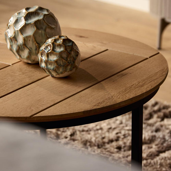 Salontafel Otik Zwart Metaal 70 cm STF 70x70x45 cm STF-3971-Salontafels-Starfurn