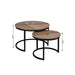 Salontafel Otik Zwart Metaal 70 cm STF 70x70x45 cm STF-3971-Salontafels-Starfurn