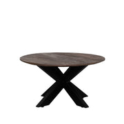 Salontafel Otis Espresso Mangohout 80 cm Rond 80x80x43 cm-Salontafels-LABEL51